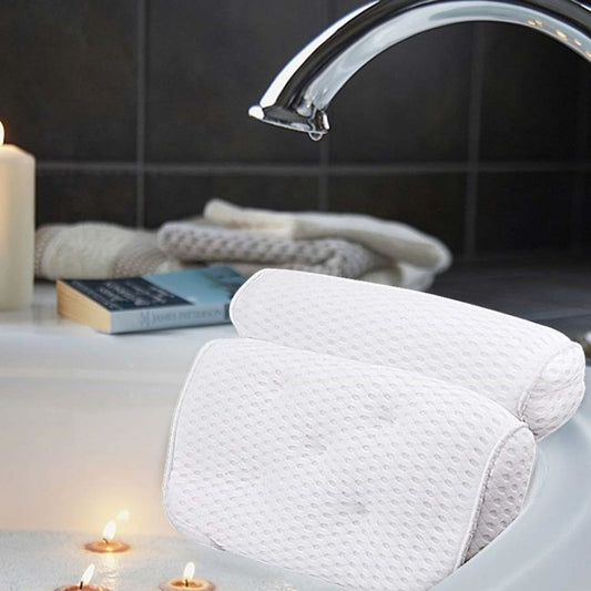4D Bath Pillow With Suction Cup