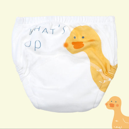 New Baby Waterproof Washable Training Pants Cartoon Cotton Baby Diaper Infant Shorts Nappies Panties Nappy Changing Underwear