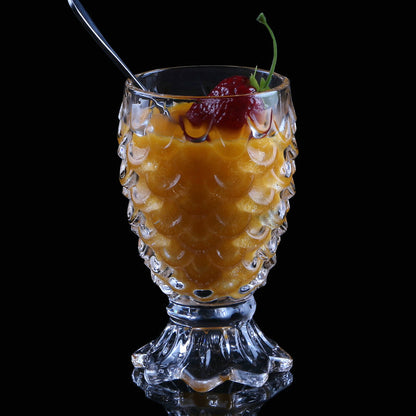 Mermaid Cup with Embossed Glass
