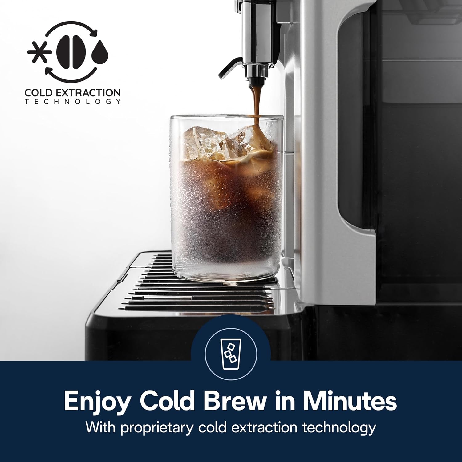 De'Longhi Eletta Explore Espresso Machine with Coffee Grinder, Milk Frother | #1 Worldwide Espresso Machine Maker, 50+ One-Touch Recipes, Travel Mug, Hot & Cold Frother, Built-In Grinder, 4 User Profiles