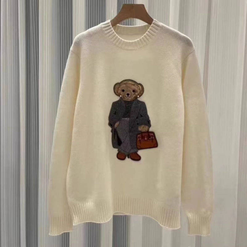 Ralph Lauren Cashmere Bear Knit Pullover