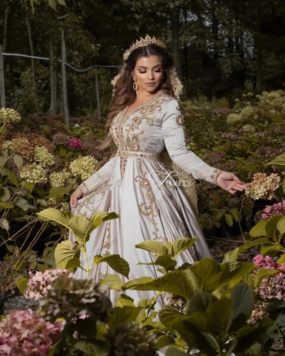 Moroccan Kaftan Evening Dress