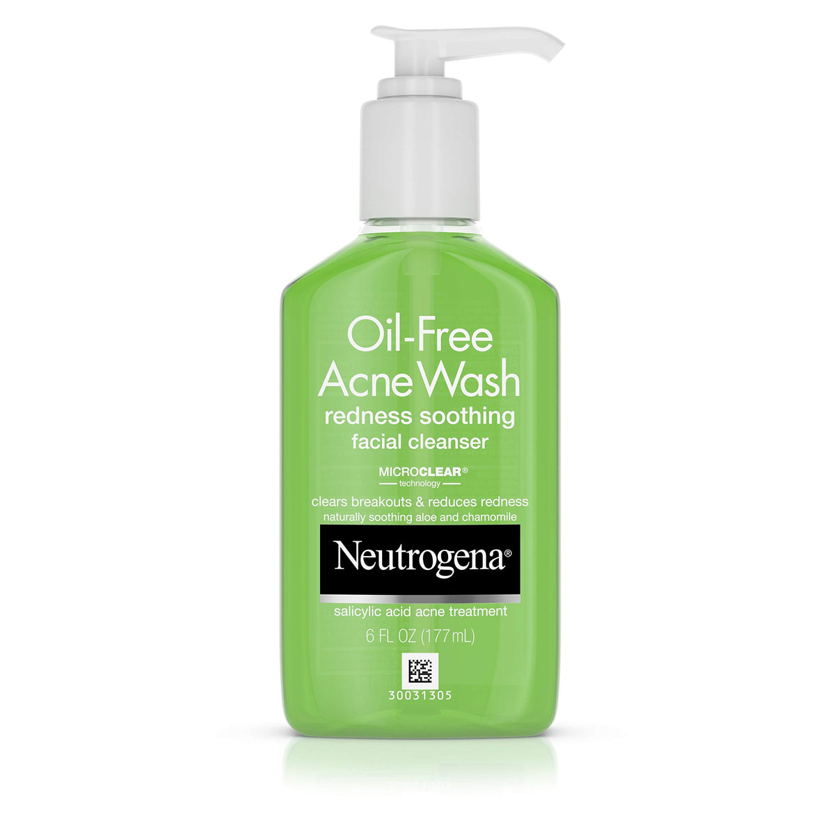 Neutrogena Oil-Free Acne and Redness Facial Cleanser, 6 fl. oz