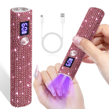 Portable Quick Dry Nail Dryer Machine Mini UV LED Nail Lamp for Home Salon Tools Professional Nail Phototherapy Flashlight Pen