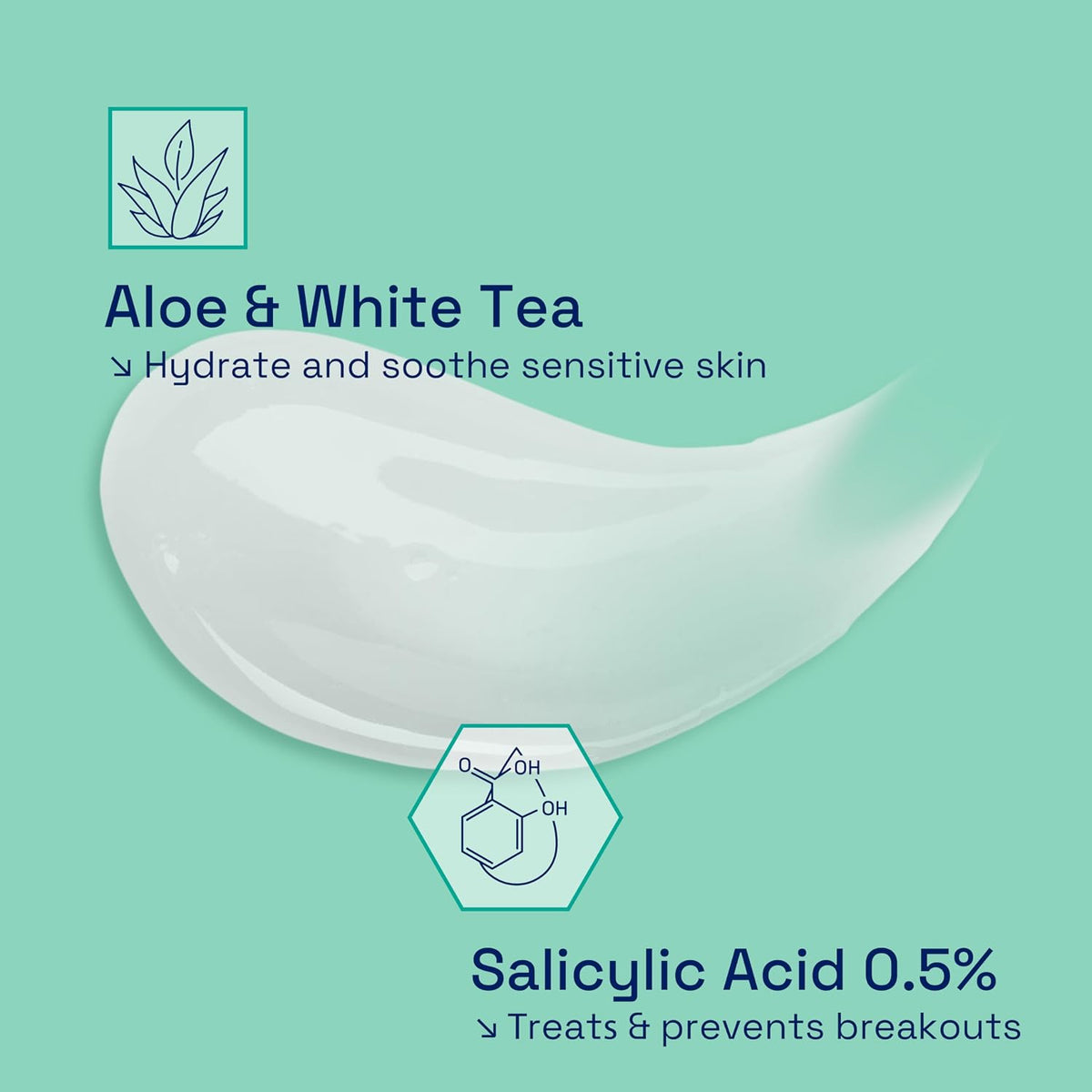 Gentle Clear Acne Face Wash, 2% Salicylic Acid, 4.2 Oz