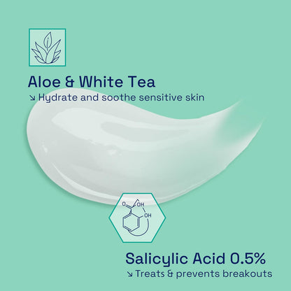 Gentle Clear Acne Face Wash, 2% Salicylic Acid, 4.2 Oz