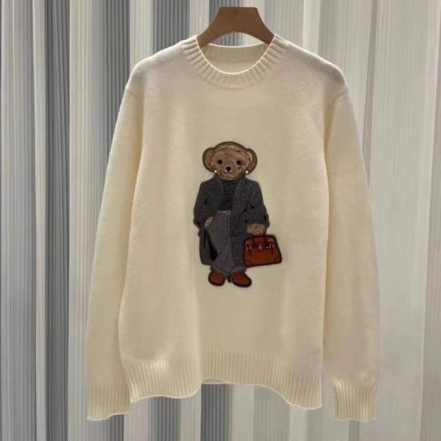 Ralph Lauren Cashmere Bear Knit Pullover