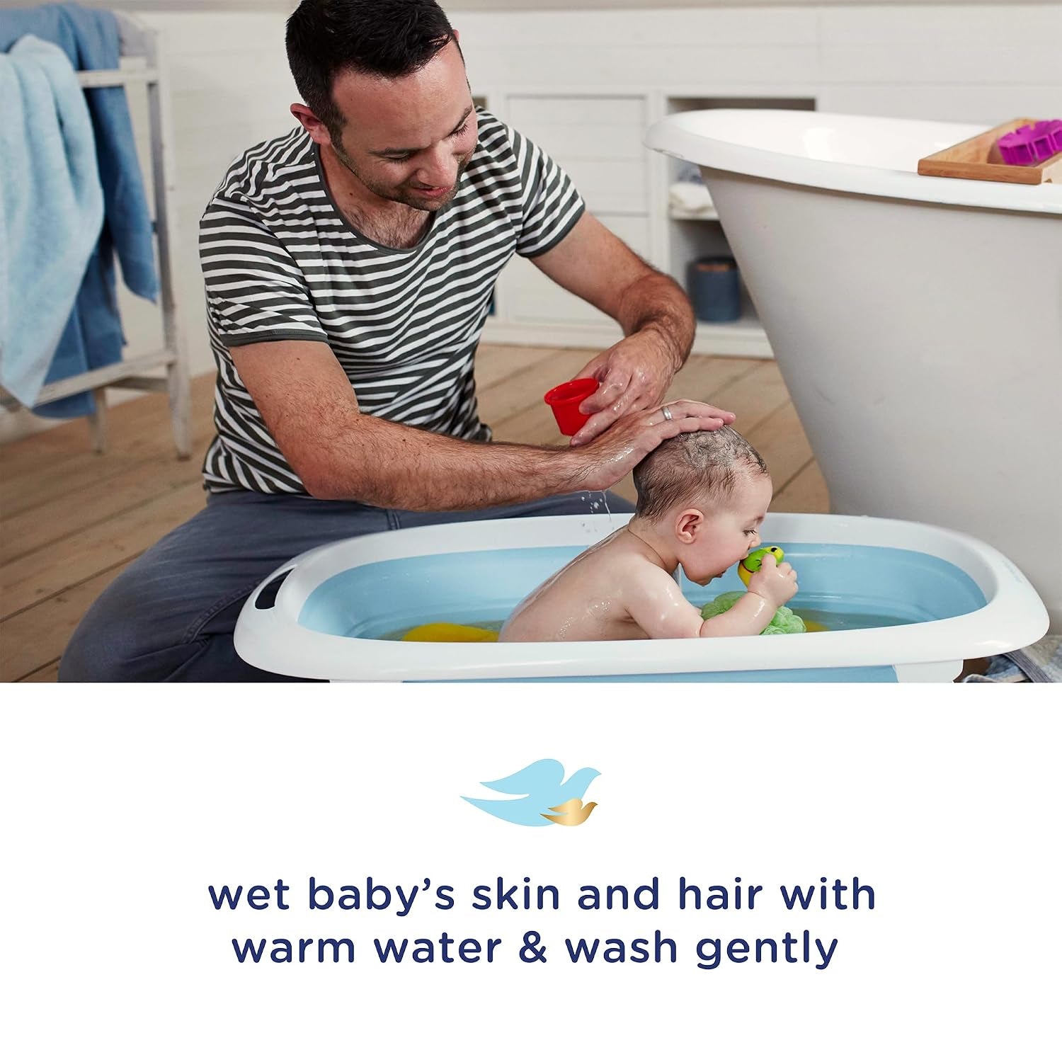 Baby Dove Body Wash, Rich Moisture 3-Pack – Hypoallergenic Wash for Sensitive Skin, Delicate Scent, 13 Oz Ea
