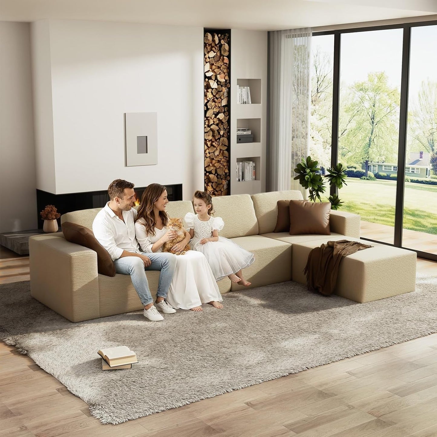 Modular L Shaped Sectional Sof