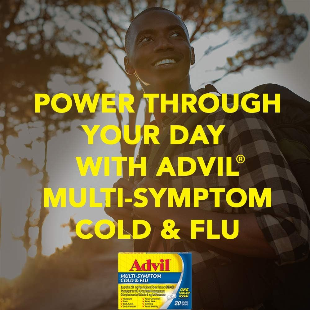 Cold & Flu, Ibuprofen 200Mg, Pain Relief, 20 Tablets