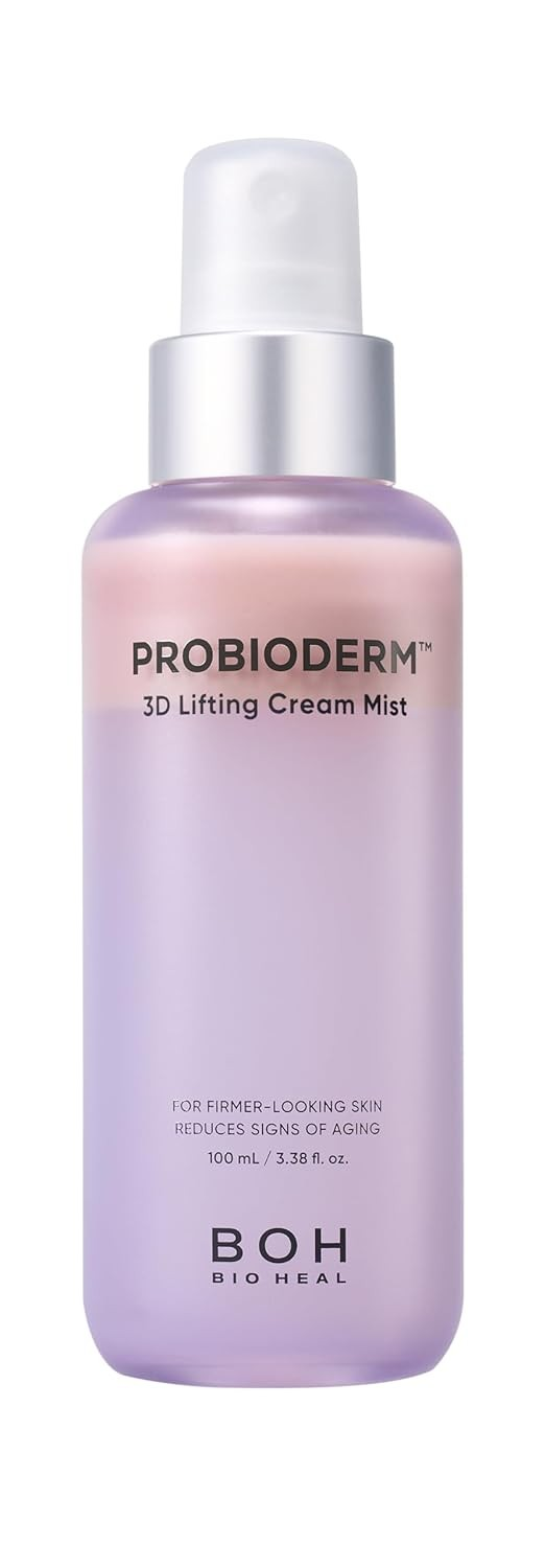 Crème hydratante et éclaircissante Probioderm™ 3D Lifting Cream Mist 100 ml | Spray sérum hydratant et éclaircissant, brume faciale hydratante et améliorant l'élasticité pour le visage, le cou et le décolleté