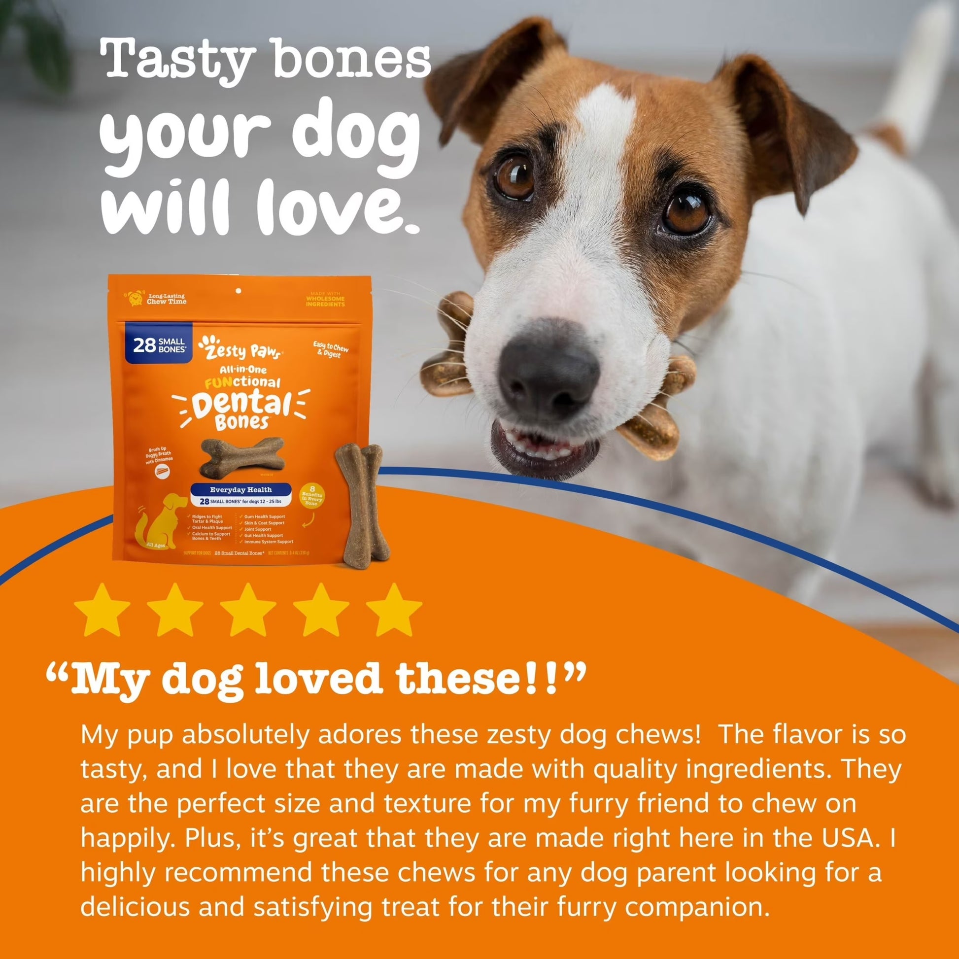 Dental Bones 30Ct for Small Dog