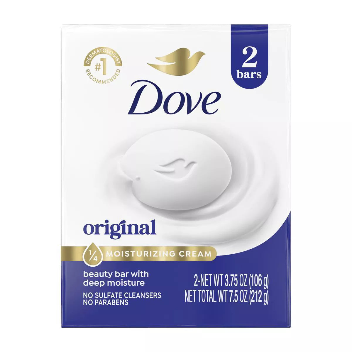 Dove Beauty White Moisturizing Beauty Bar Soap