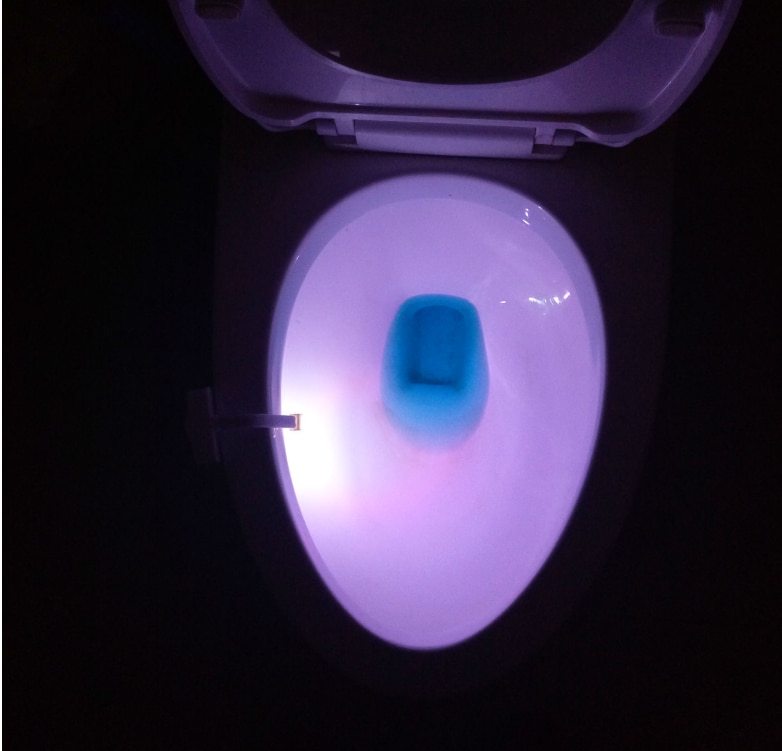 Veilleuse à LED à induction pour toilettes