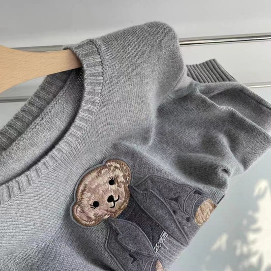 Ralph Lauren Cashmere Bear Knit Pullover