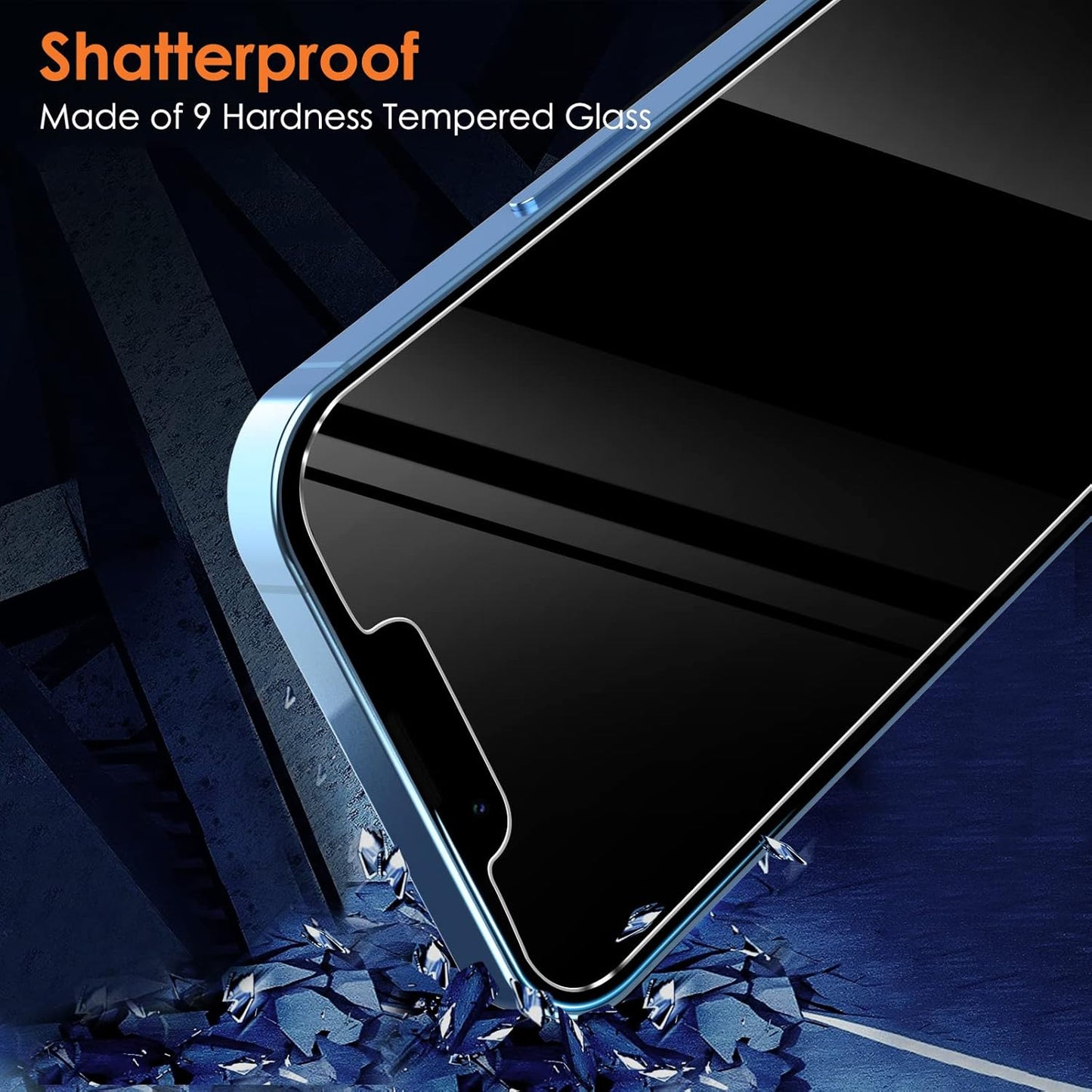 3 Pack Privacy Screen Protector for Iphone 16E/14/13/13 Pro | Tempered Glass, 6.7 Inch, anti Spy, Private, Shatterproof, Case Friendly Film, Easy Installation Tool, Anti-Scratch