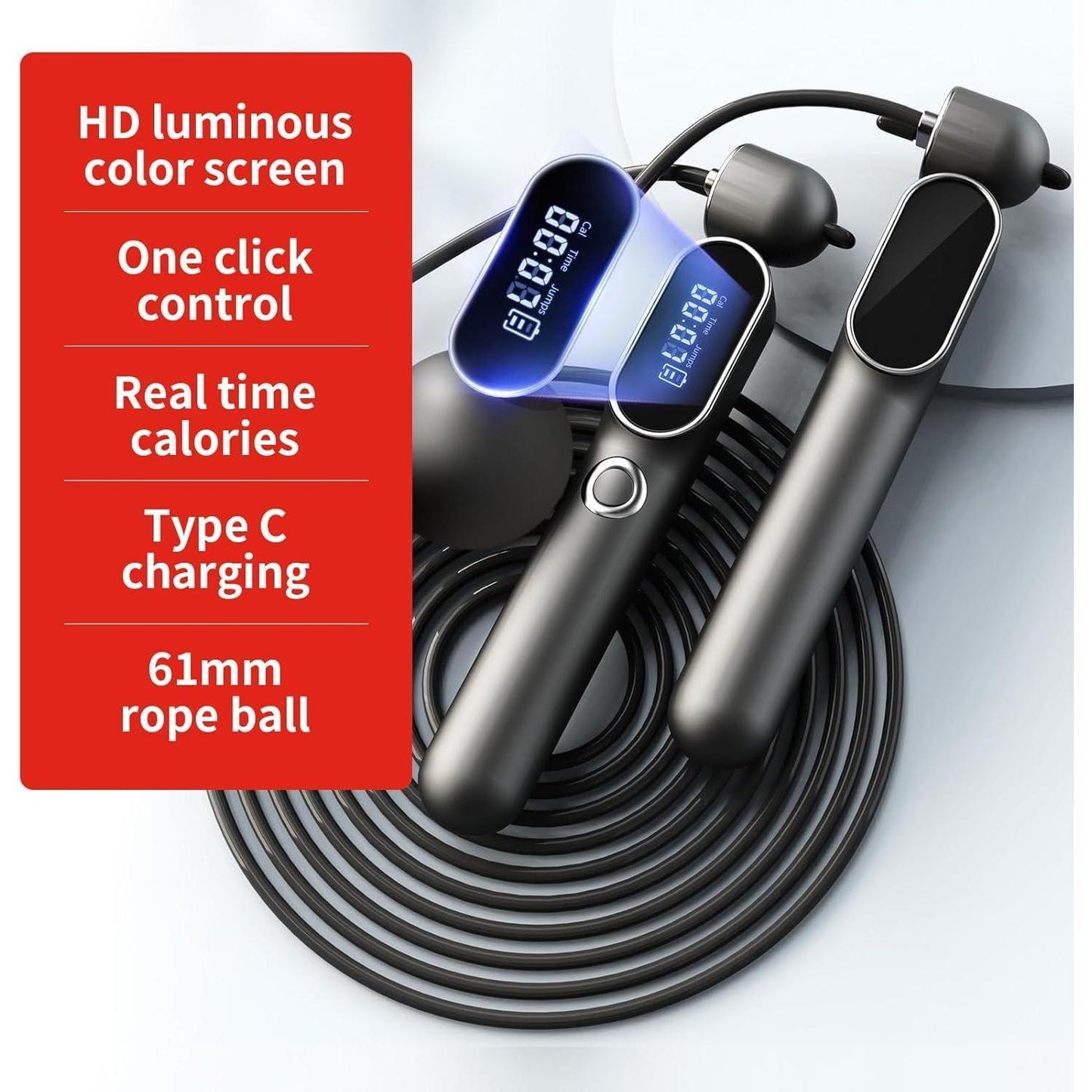Digital Intelligent Cordless Skipping Rope