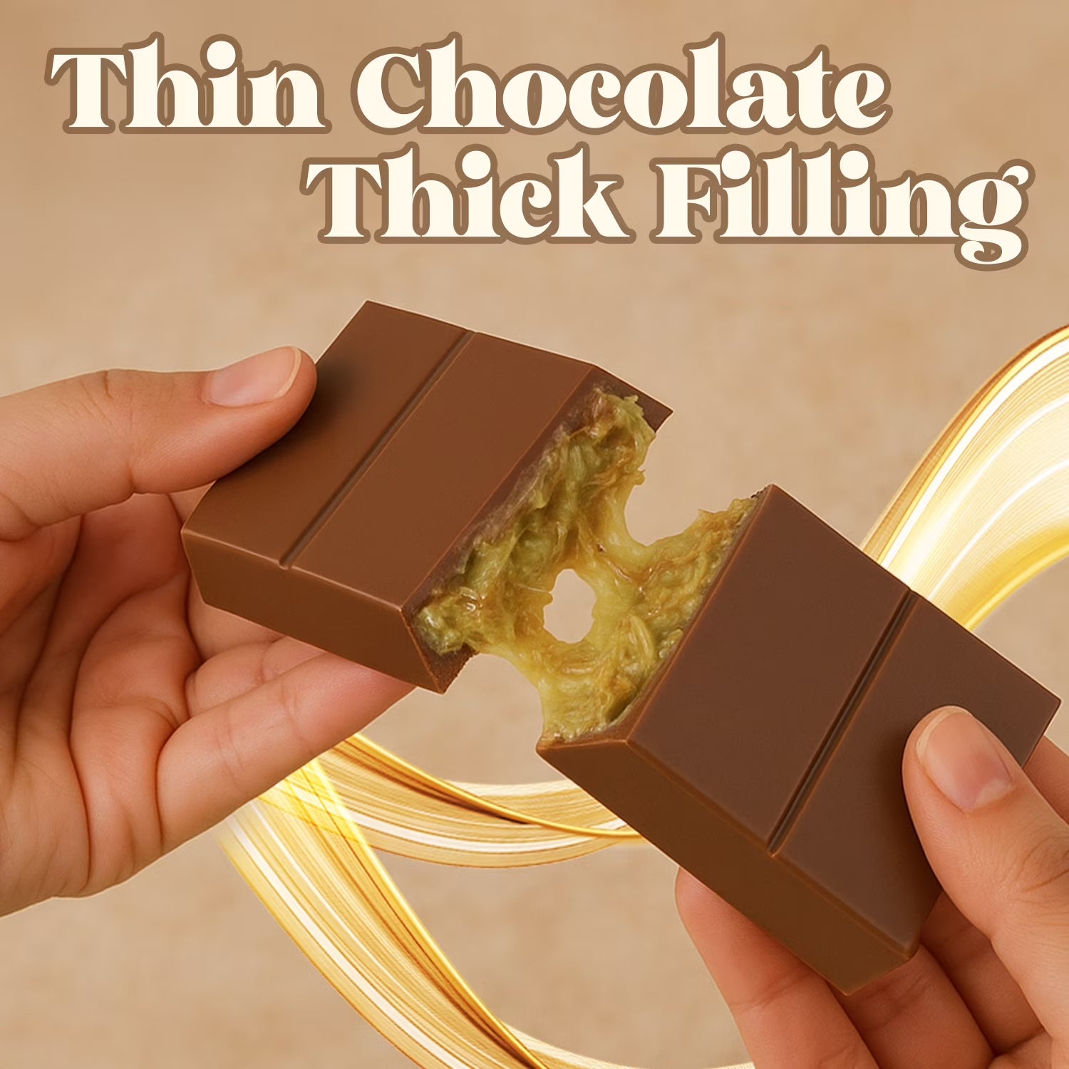 Dubai Chocolate Bar Pistachio with White Chocolate Kunafa 3.5 Oz