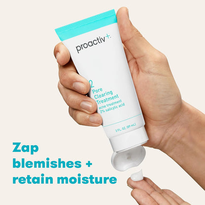 Pore Clearing Acne Treatment, Exfoliates & Hydrates, with Salicylic Acid & Aloe, Formulated for Acne-Prone Skin, Paraben Free, 3 Fl Oz