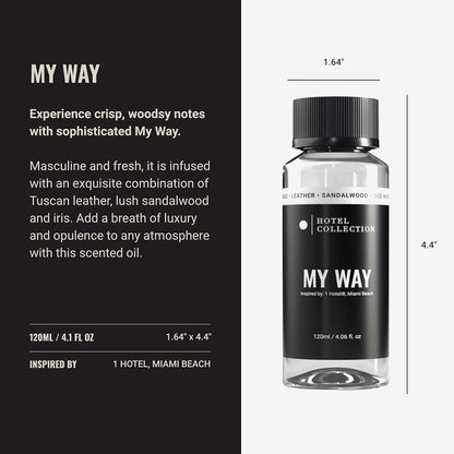 Hotel Collection - My Way Fragrance Oil for Home Diffusers, 120 Ml