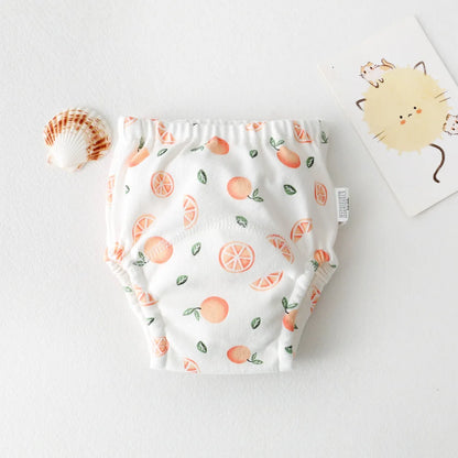 Cute Baby Waterproof Reusable Training Pants Cotton Baby Diaper Infant Shorts Nappies Panties Nappy Changing Underwear Cloth New