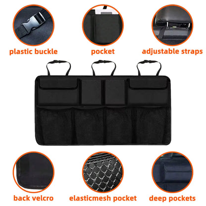 YONGRUN Universal Car Interior Storage Bag Auto Seat Gap Organizer Pocket Hanging Holder for Phone Wallet Keys Small Items