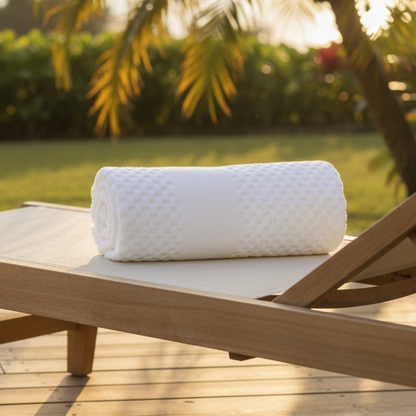 Premium Towels All over Checker Design