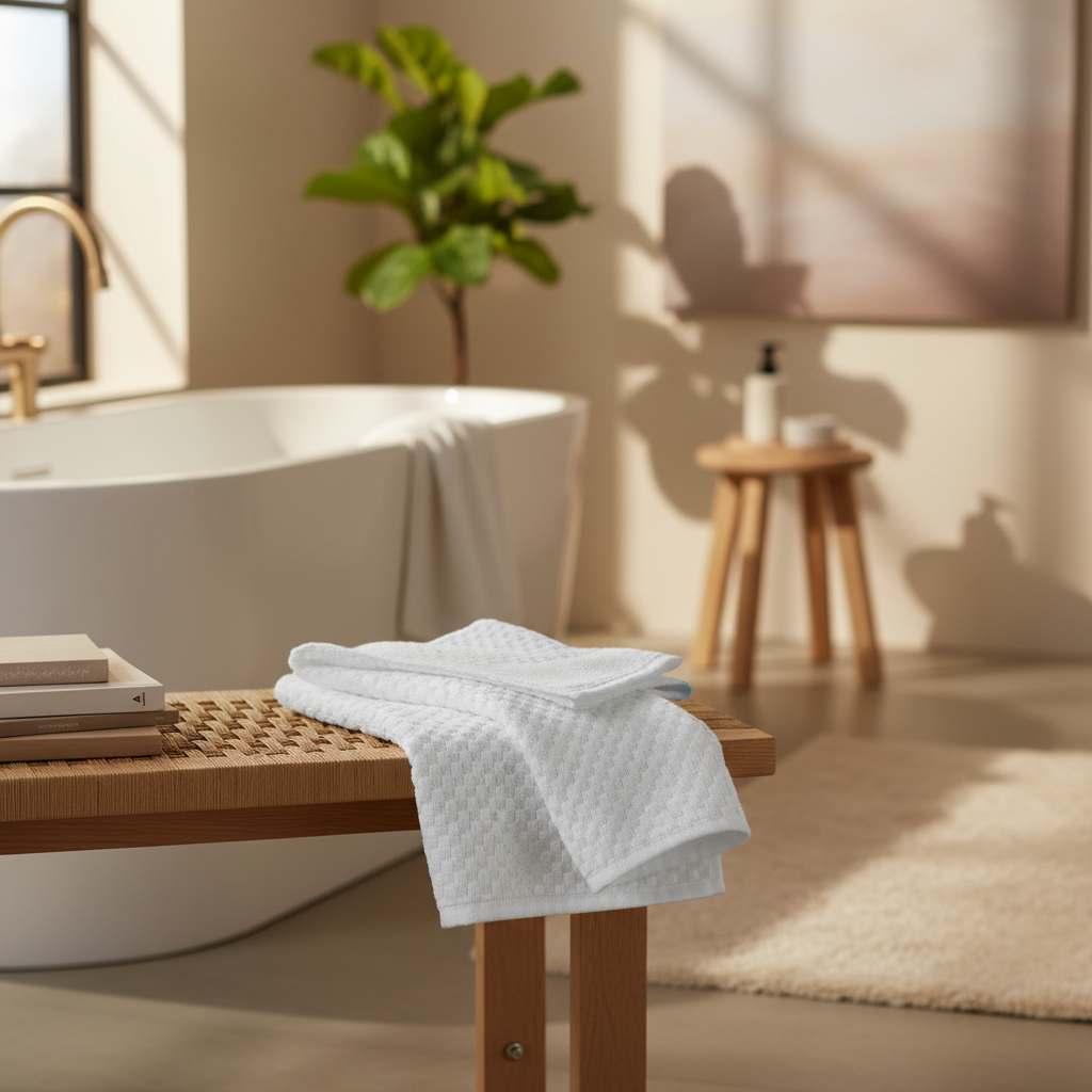 Premium Towels All over Checker Design
