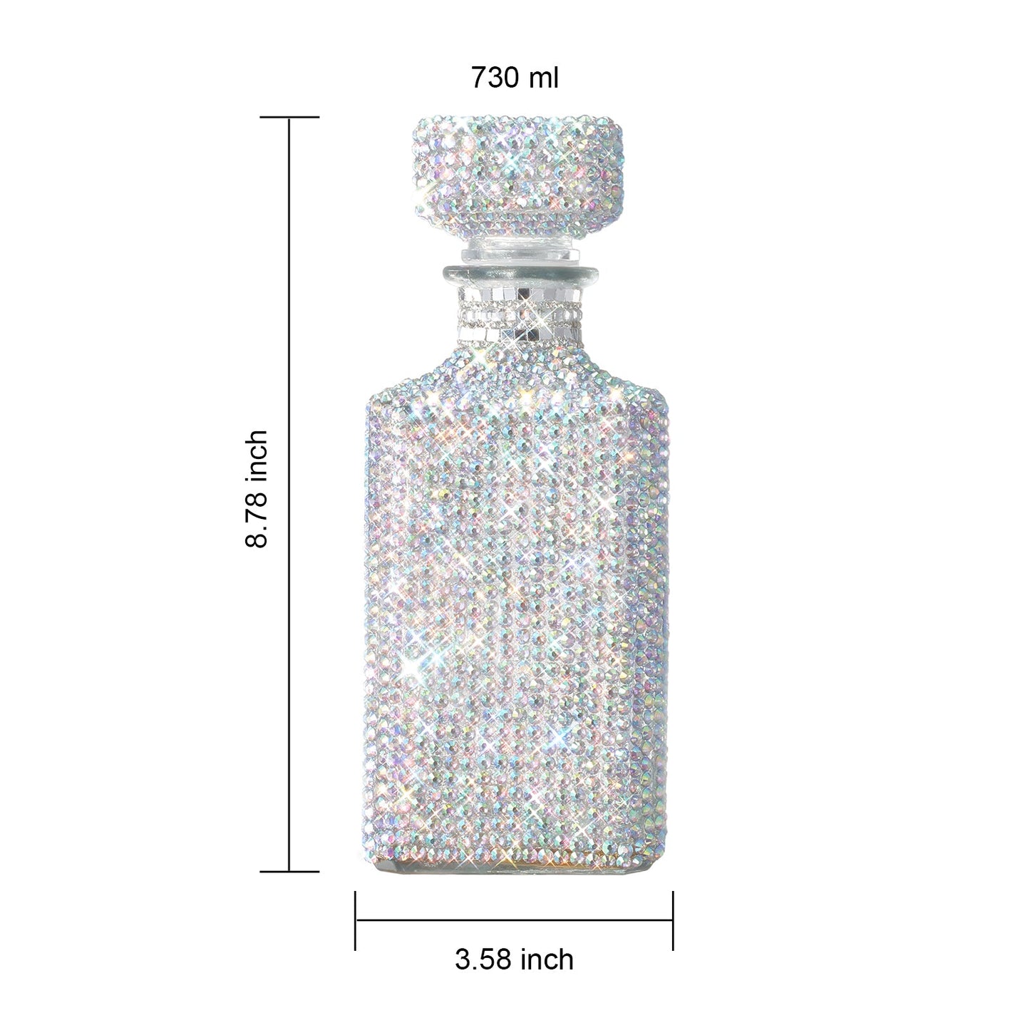 Luxurious Diamond Rhinestone Whiskey Tequila Wine Decanter
