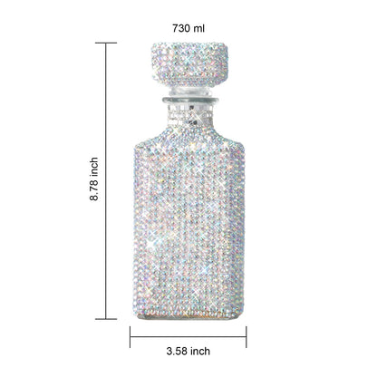 Luxurious Diamond Rhinestone Whiskey Tequila Wine Decanter