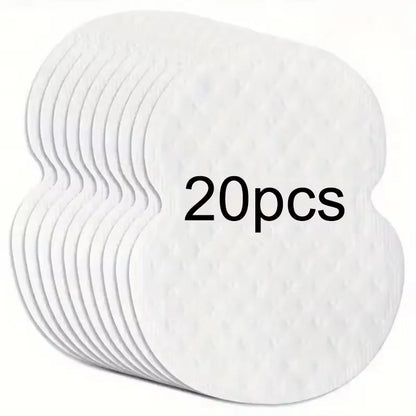 10/20/50/100Pcs Disposable Underarm Armpit Sweat Pads Sweat-absorbing Patch  Deodorants Non-woven Pads Breathable Ultra-thin - 20pcs