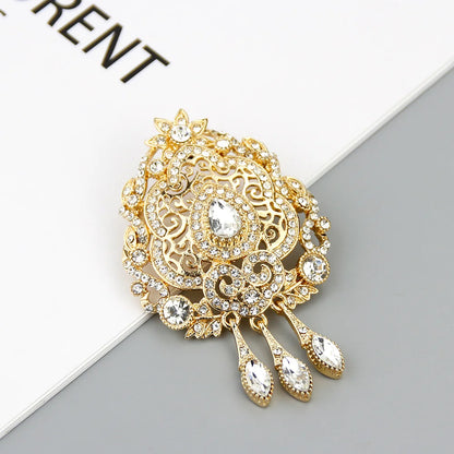 Moroccan Caftan Brooch Pin