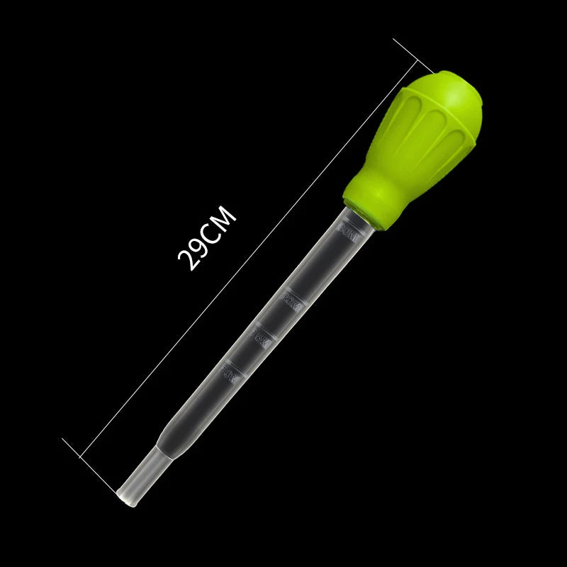 Aquarium Siphon Lengthen Pipettes Fish Tank Vacuum Cleaner Simple Cleaning Tool for Aquarium Water Changer 29cm 54cm 30ml 50ml - 29cm green
