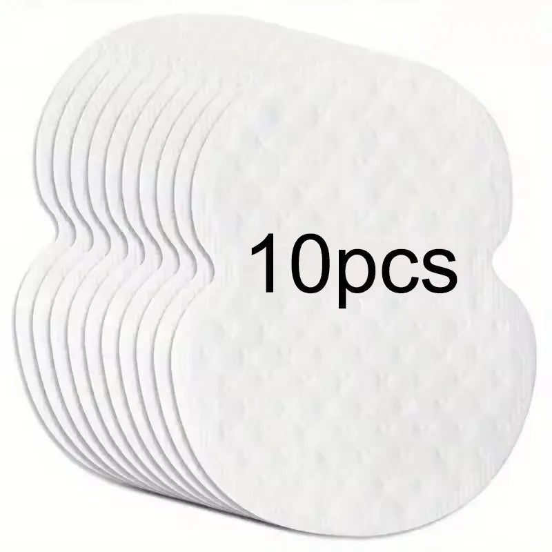 10/20/50/100Pcs Disposable Underarm Armpit Sweat Pads Sweat-absorbing Patch  Deodorants Non-woven Pads Breathable Ultra-thin - 10pcs