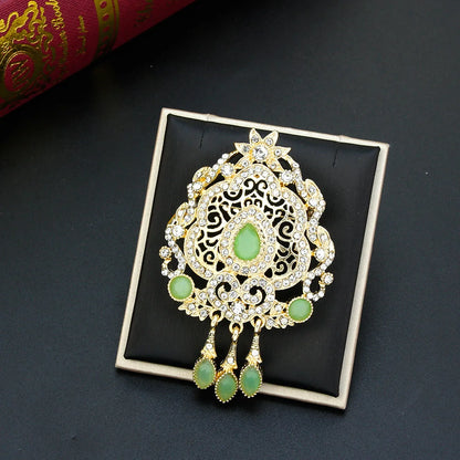 Moroccan Caftan Brooch Pin