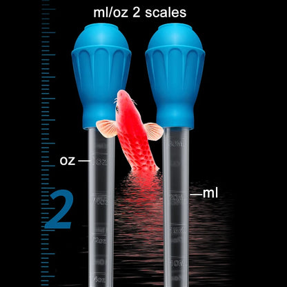 Aquarium Siphon Lengthen Pipettes Fish Tank Vacuum Cleaner Simple Cleaning Tool for Aquarium Water Changer 29cm 54cm 30ml 50ml