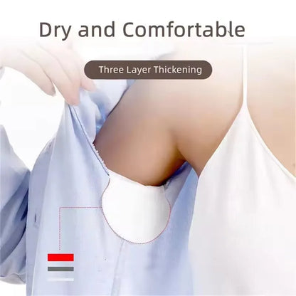 10/20/50/100Pcs Disposable Underarm Armpit Sweat Pads Sweat-absorbing Patch  Deodorants Non-woven Pads Breathable Ultra-thin