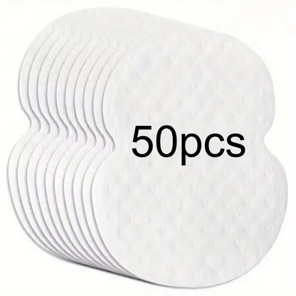 10/20/50/100Pcs Disposable Underarm Armpit Sweat Pads Sweat-absorbing Patch  Deodorants Non-woven Pads Breathable Ultra-thin - 50pcs