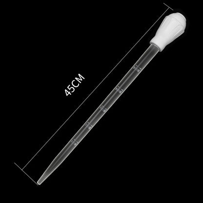 Aquarium Siphon Lengthen Pipettes Fish Tank Vacuum Cleaner Simple Cleaning Tool for Aquarium Water Changer 29cm 54cm 30ml 50ml - 45cm white
