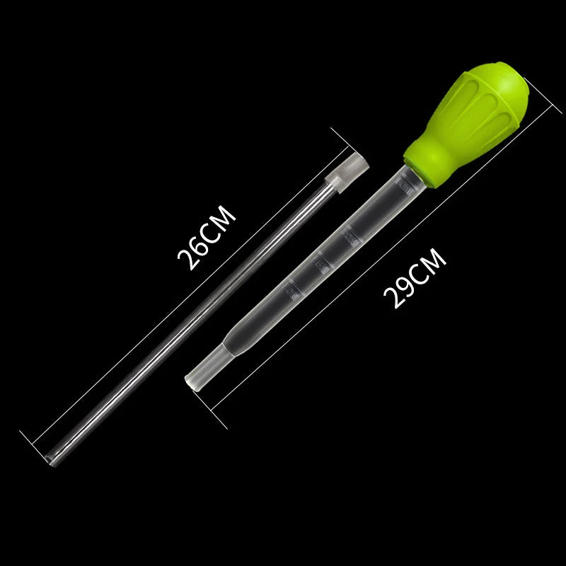 Aquarium Siphon Lengthen Pipettes Fish Tank Vacuum Cleaner Simple Cleaning Tool for Aquarium Water Changer 29cm 54cm 30ml 50ml - 54cm green