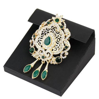 Moroccan Caftan Brooch Pin