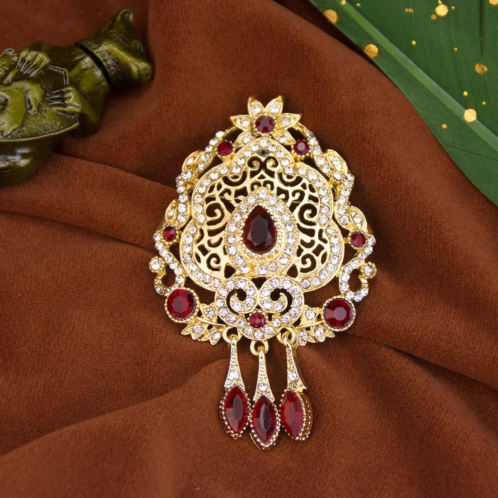 Moroccan Caftan Brooch Pin