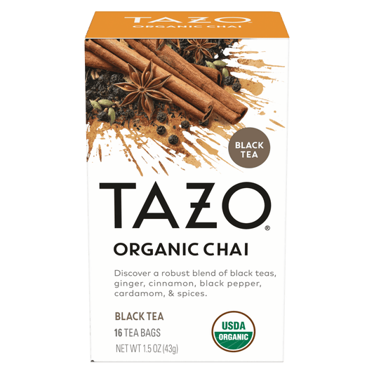Organic Chai Black Tea Bags, 16Ct