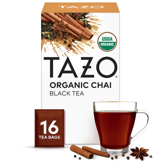 Organic Chai Black Tea Bags, 16Ct