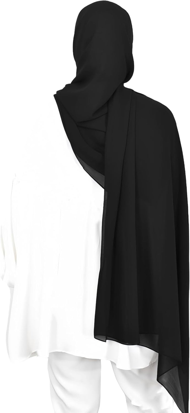 Premium Chiffon Hijab Head Scarf Shawl Wrap for Muslim Women Lightweight