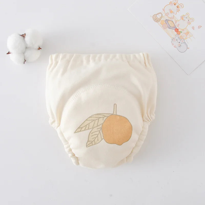 Cute Baby Waterproof Reusable Training Pants Cotton Baby Diaper Infant Shorts Nappies Panties Nappy Changing Underwear Cloth New