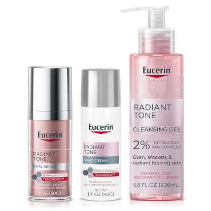 Radiant Tone Night Skin Routine Bundle, Variety Pack, 3 Items
