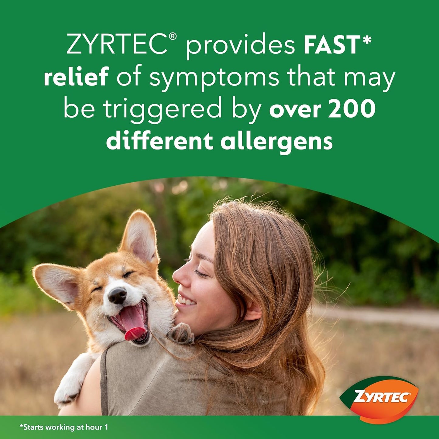 Zyrtec 24-Hour Allergy Relief Tablets, 30-Ct Size plus 3X1-Count Packs