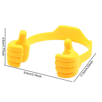 Thumb up Phone Holder Adjustable Tablet Stand Portable Desktop Lazy Phone Stand Fun Gifts for Kids Men Women