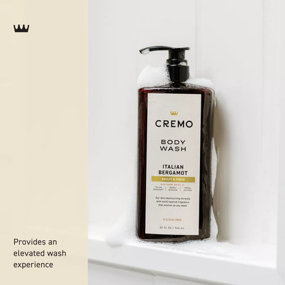 Cremo Italian Bergamot Body Wash - 32 Fl Oz: Liquid, for Normal Skin, Whole Body, Pump Bottle